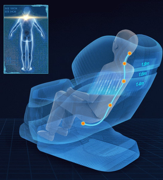 Luxury 4D Zero G Massage Chair Youneed Sonata Moonlight YN-8500