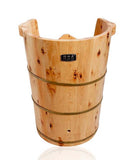 Knee High Tall Cedar Foot Spa Bucket Z-012A - Youneed Massage Chair Richmond Vancouver Canada